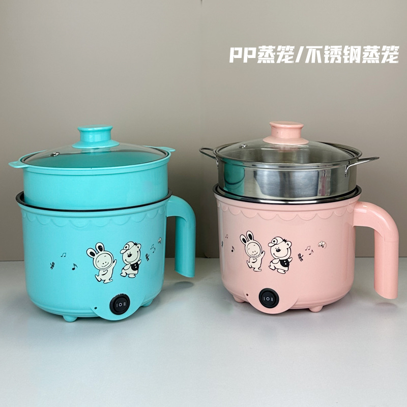 Многофункционален електрически съд за готвене, капацитет ≤2 л, за 2–3 човека, бутонно управление, сваляем и миещ се вътрешен съд, отопление чрез база, модел 108, West River