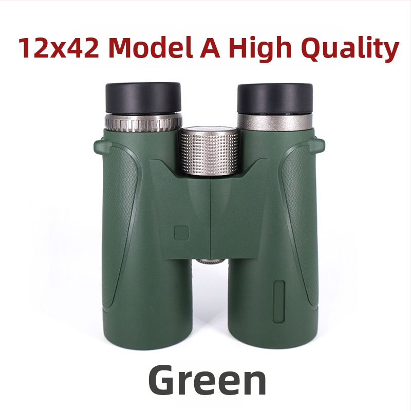 Binokulár s AB dizajnom dvojitých tubusov, 10x zväčšenie, proti nárazu s vonkajším gumovým plášťom, zorné pole 109 m/1000 m