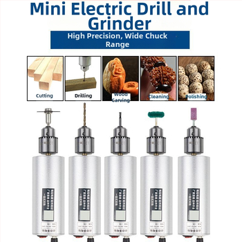 Kisméretű hordozható akkumulátoros elektromos csiszoló jade- és faipari faragáshoz - gravírozás, polírozás, vágás.
