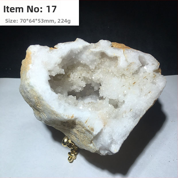 Karkötő a bőség kosara motívummal és pénz erszény motívummal, demagnetizált kristály, nyers kő, asztali dekoráció