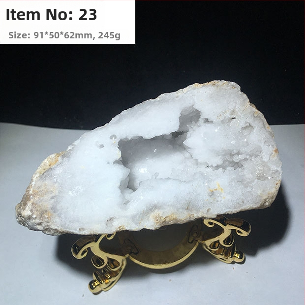 Karkötő a bőség kosara motívummal és pénz erszény motívummal, demagnetizált kristály, nyers kő, asztali dekoráció