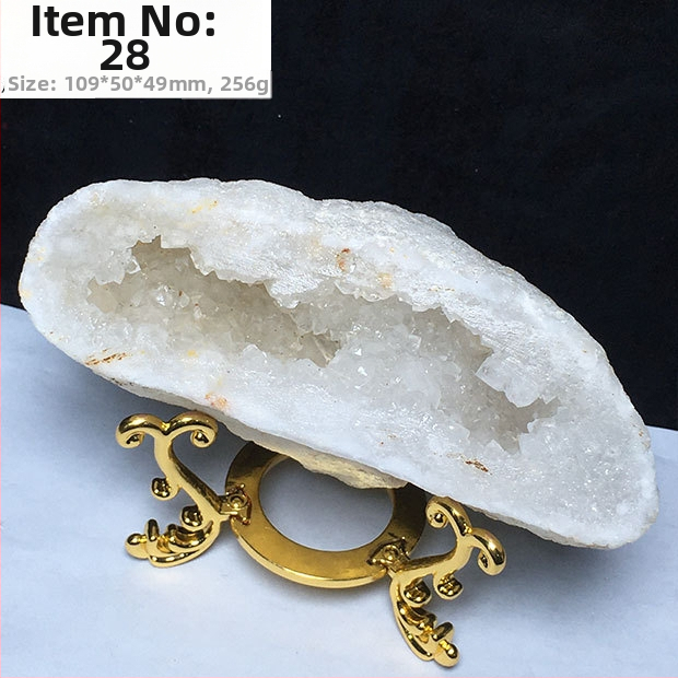 Karkötő a bőség kosara motívummal és pénz erszény motívummal, demagnetizált kristály, nyers kő, asztali dekoráció