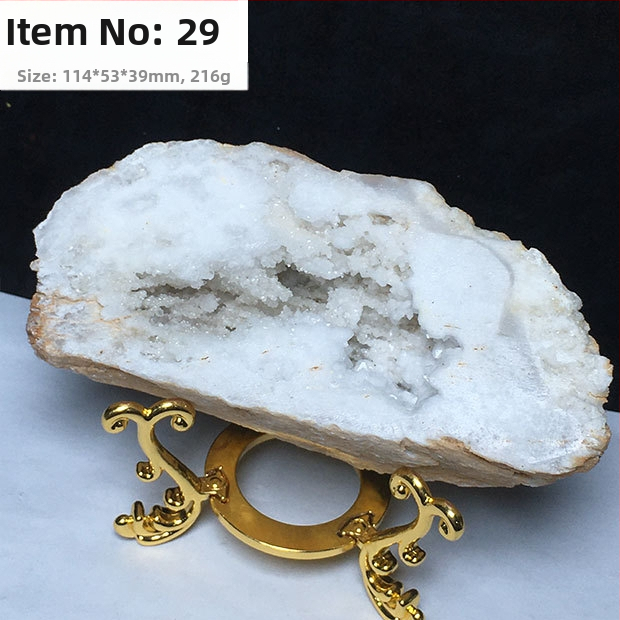 Karkötő a bőség kosara motívummal és pénz erszény motívummal, demagnetizált kristály, nyers kő, asztali dekoráció