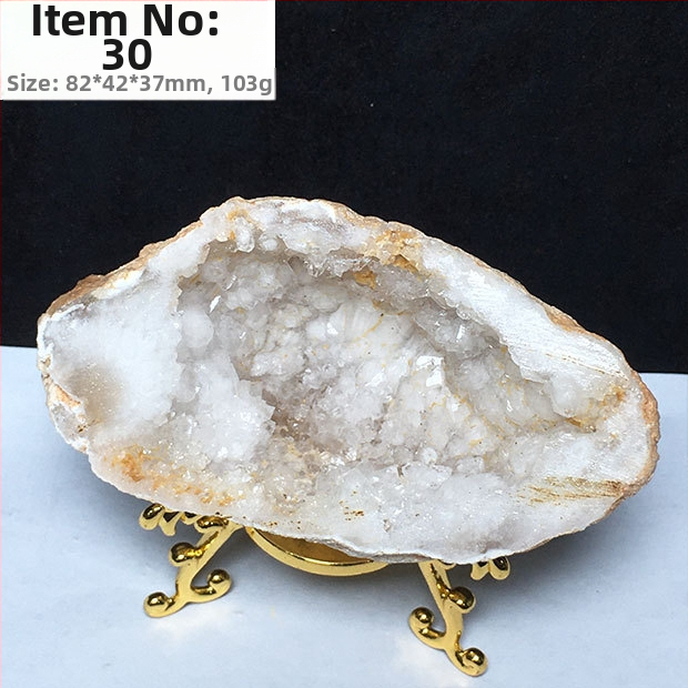 Karkötő a bőség kosara motívummal és pénz erszény motívummal, demagnetizált kristály, nyers kő, asztali dekoráció