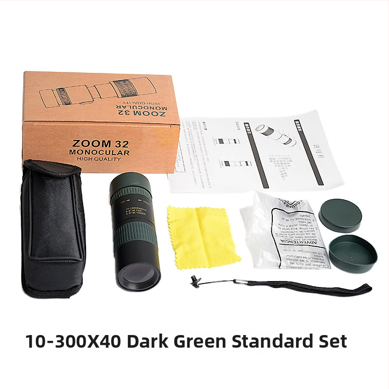 Monokulárny teleskop Global Eagle 10-300x40, zväčšenie 10-30x, zorné pole 6,8°