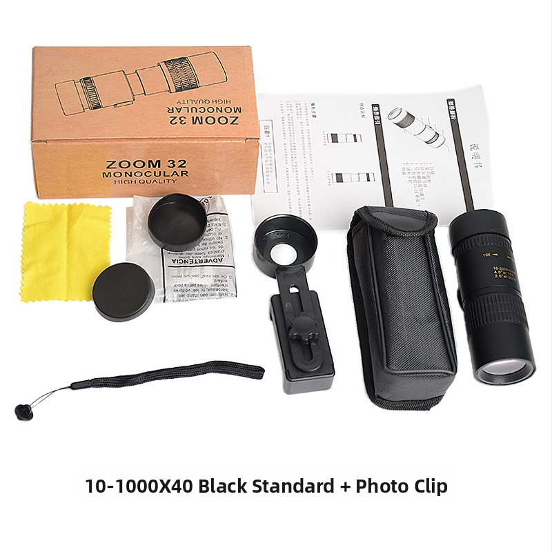 Monokulárny teleskop Global Eagle 10-300x40, zväčšenie 10-30x, zorné pole 6,8°