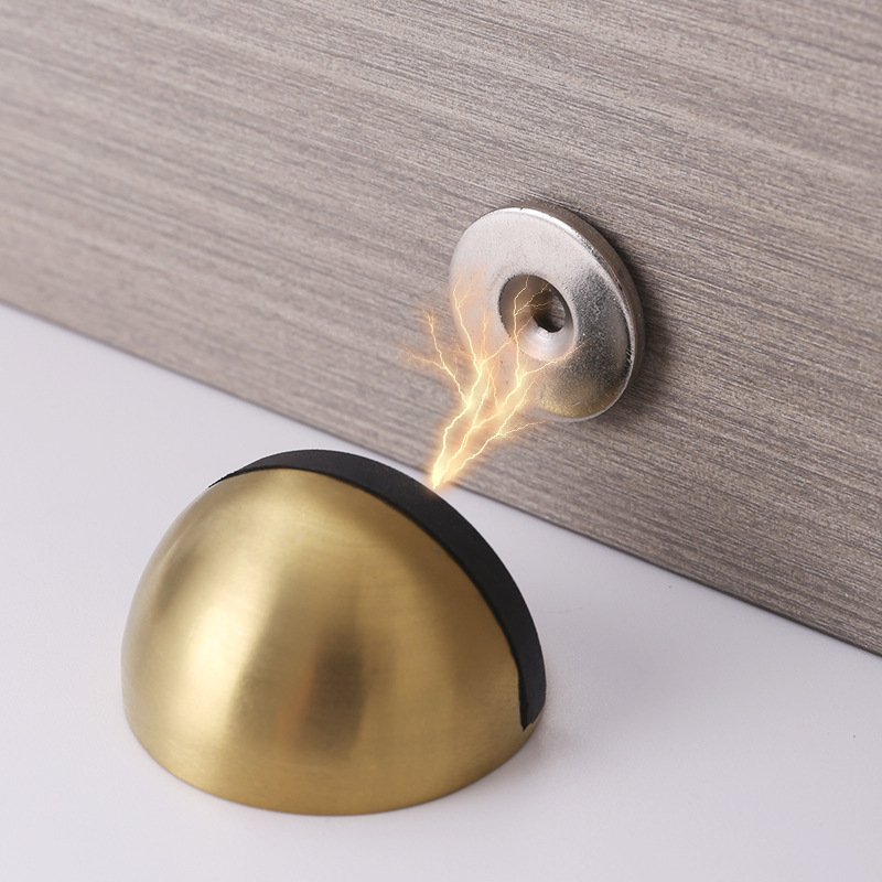 Неръждаема стомана, модел Turtle Top, подов монтаж, стопер за врата и буфер, повърхност полирана/електроплатирана