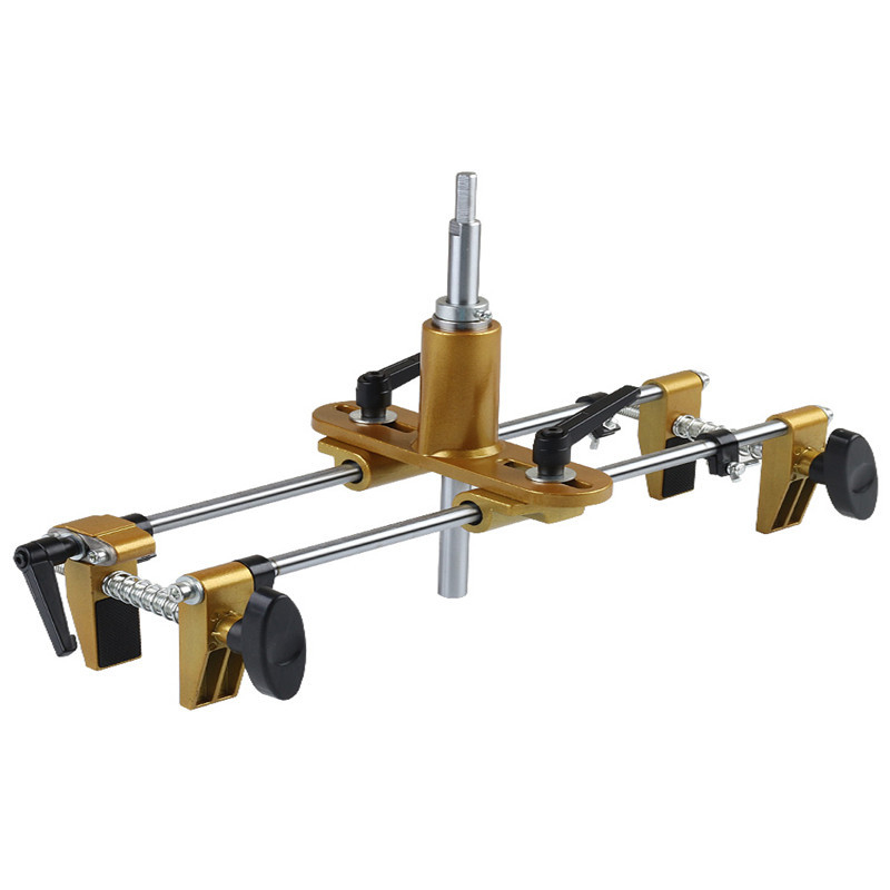 Kit deschidere a găurilor pentru încuietoare la uși din lemn masiv, montaj interior — set complet de instrumente pentru canelare, Fu City