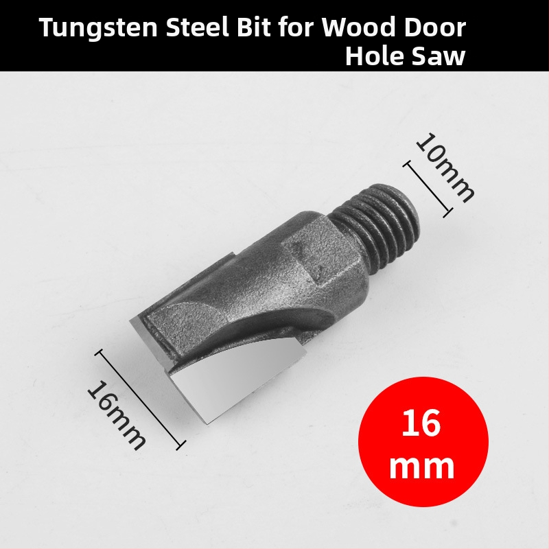 Kit deschidere a găurilor pentru încuietoare la uși din lemn masiv, montaj interior — set complet de instrumente pentru canelare, Fu City