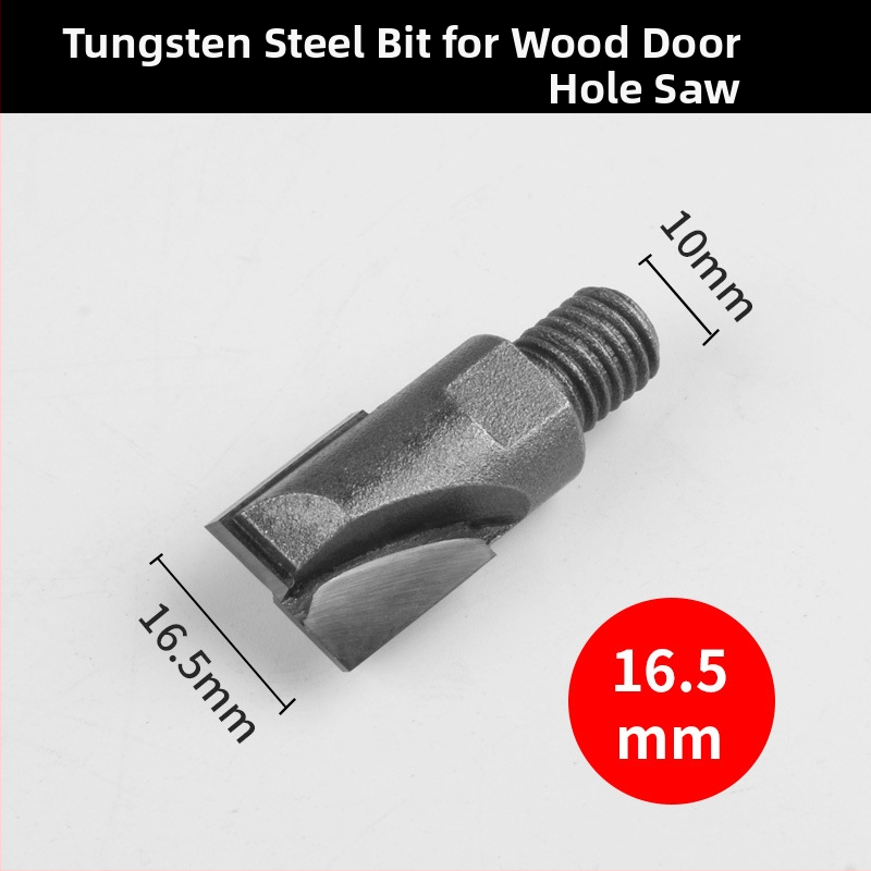 Kit deschidere a găurilor pentru încuietoare la uși din lemn masiv, montaj interior — set complet de instrumente pentru canelare, Fu City