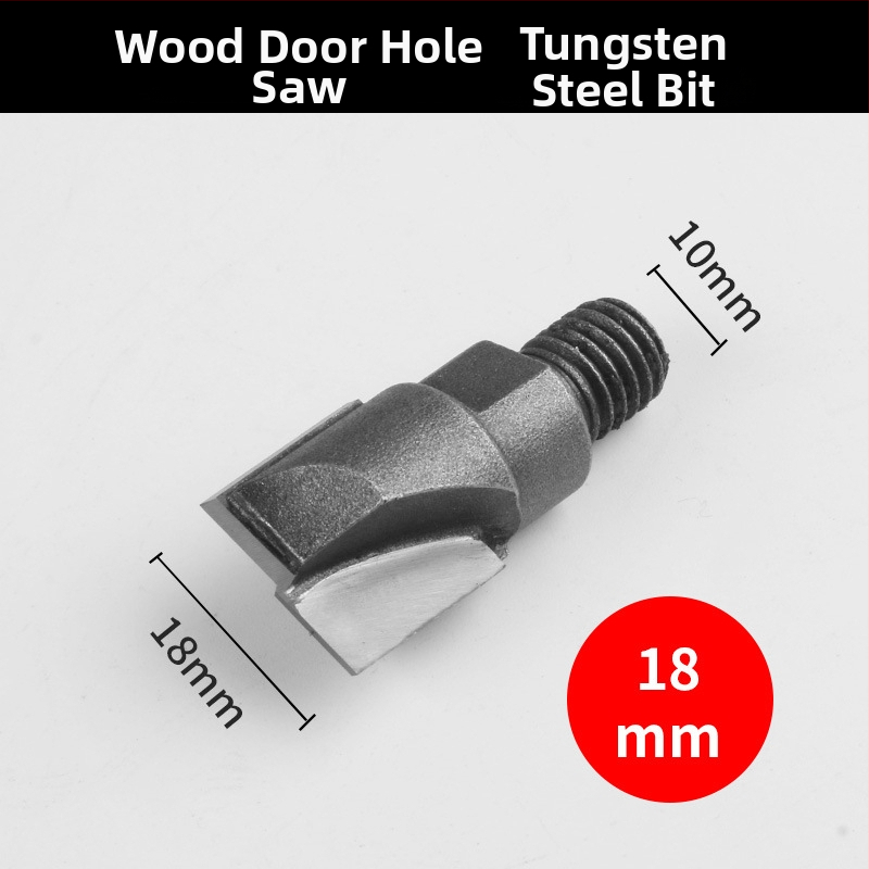 Kit deschidere a găurilor pentru încuietoare la uși din lemn masiv, montaj interior — set complet de instrumente pentru canelare, Fu City