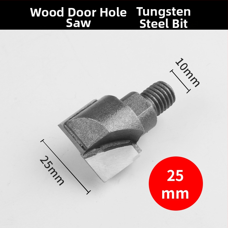 Kit deschidere a găurilor pentru încuietoare la uși din lemn masiv, montaj interior — set complet de instrumente pentru canelare, Fu City