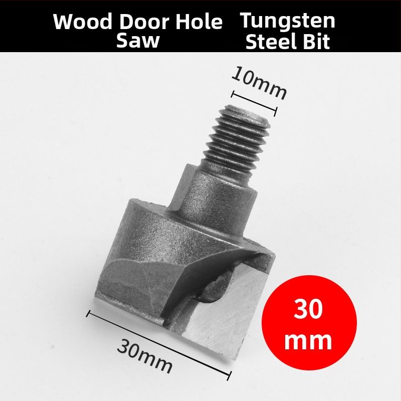 Kit deschidere a găurilor pentru încuietoare la uși din lemn masiv, montaj interior — set complet de instrumente pentru canelare, Fu City