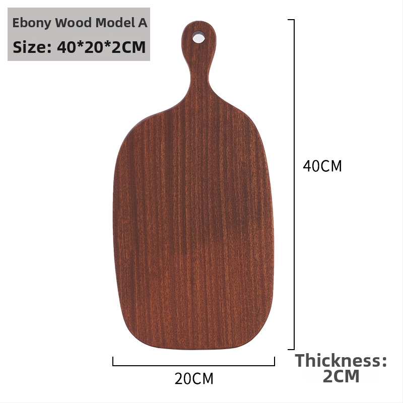 Дървена дъска за рязане с нестандартна форма, преносима, двустранна