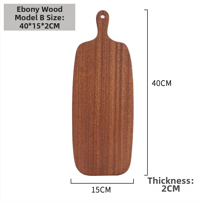 Дървена дъска за рязане с нестандартна форма, преносима, двустранна