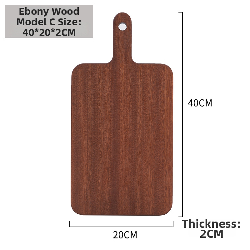 Дървена дъска за рязане с нестандартна форма, преносима, двустранна