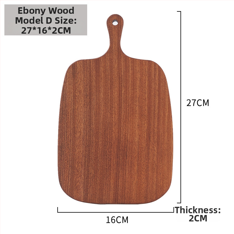 Дървена дъска за рязане с нестандартна форма, преносима, двустранна