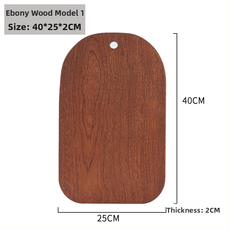 Дървена дъска за рязане с нестандартна форма, преносима, двустранна