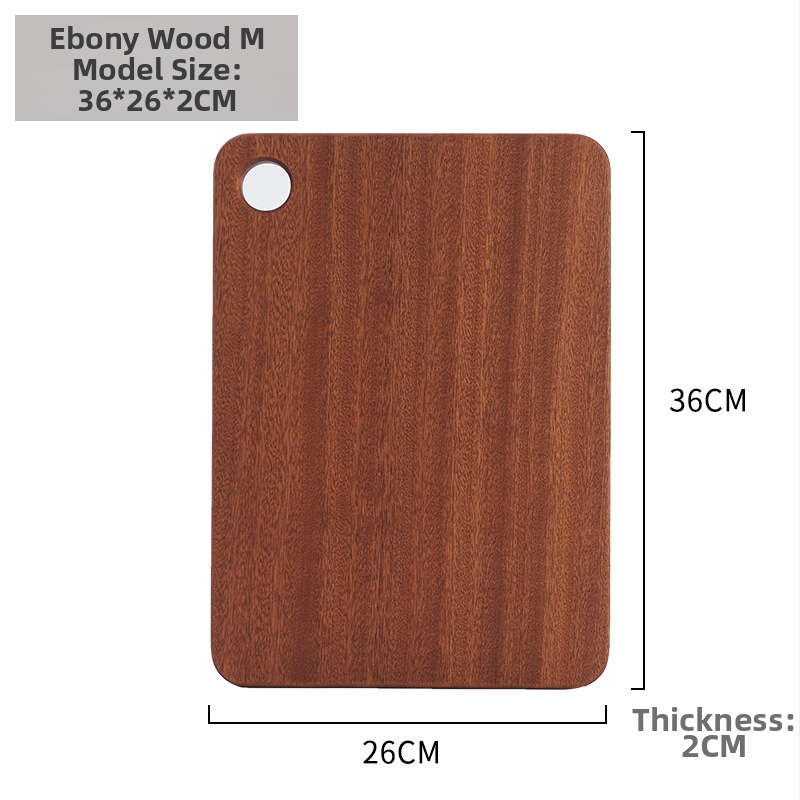 Дървена дъска за рязане с нестандартна форма, преносима, двустранна