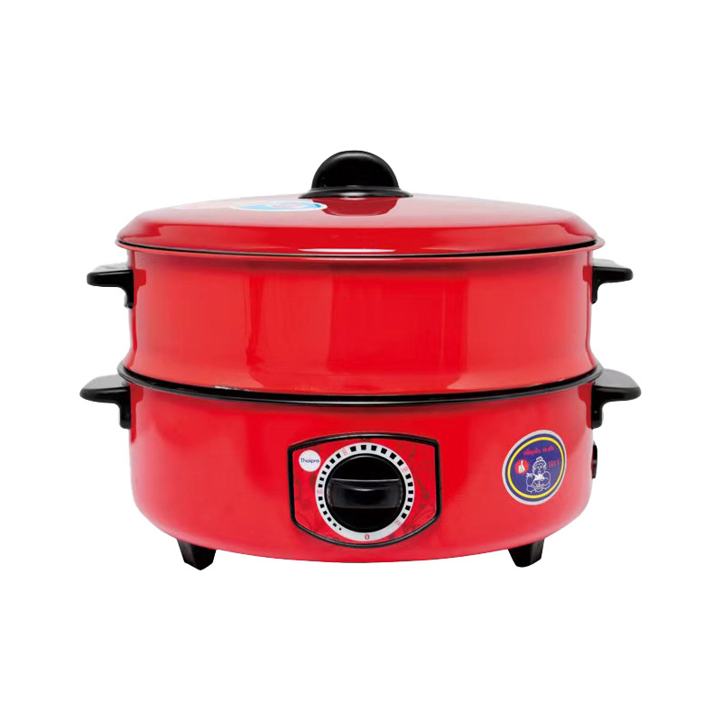 Pametan električni lonac za hot pot, kapacitet 2,1–4 L, upravljanje gumbom, unutarnji spremnik s jednim dnom, čišćenje all-in-one