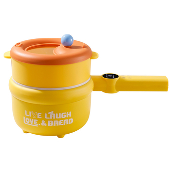 Електрическа мултифункционална тенджера за общежитие с керамично вътрешно казанче, микрокомпютърно управление, изолация и програмиране, двуслойна конструкция