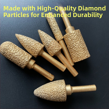 Diamentová brúsna hlava pre liatinu pre ručný vŕtací nástroj – vhodná pre liatinu, kameň a keramiku, prispôsobiteľná