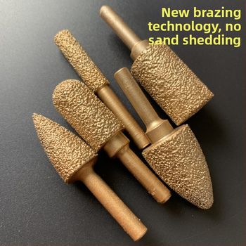 Diamentová brúsna hlava pre liatinu pre ručný vŕtací nástroj – vhodná pre liatinu, kameň a keramiku, prispôsobiteľná