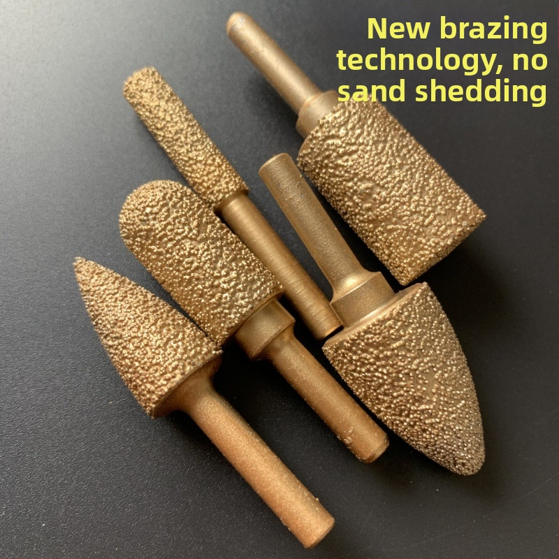 Diamentová brúsna hlava pre liatinu pre ručný vŕtací nástroj – vhodná pre liatinu, kameň a keramiku, prispôsobiteľná