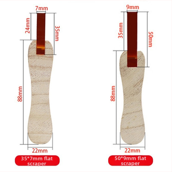 Ситопечатен скребец със дървена дръжка за водни и маслени мастила, издръжлив ръчен скребец за ситопечат