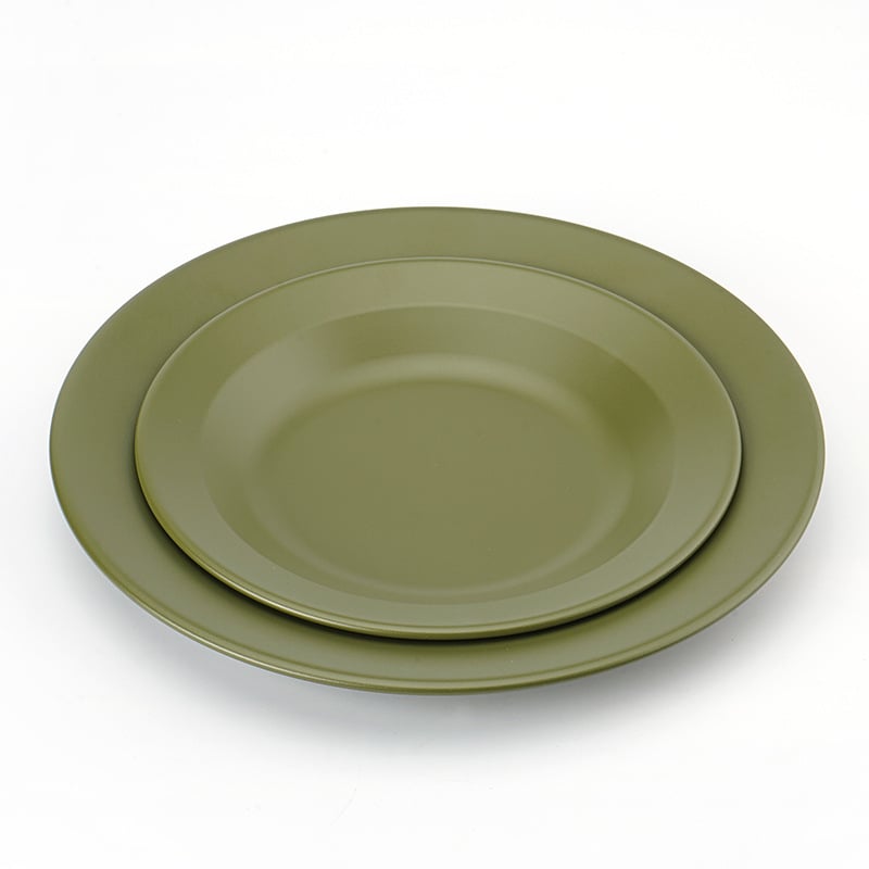 Kempinges étkészlet kültéren, 304 rozsdamentes acél alacsony tapadású bevonattal, hordozható, 240 g, 1-2 személyre, logóval ellátva