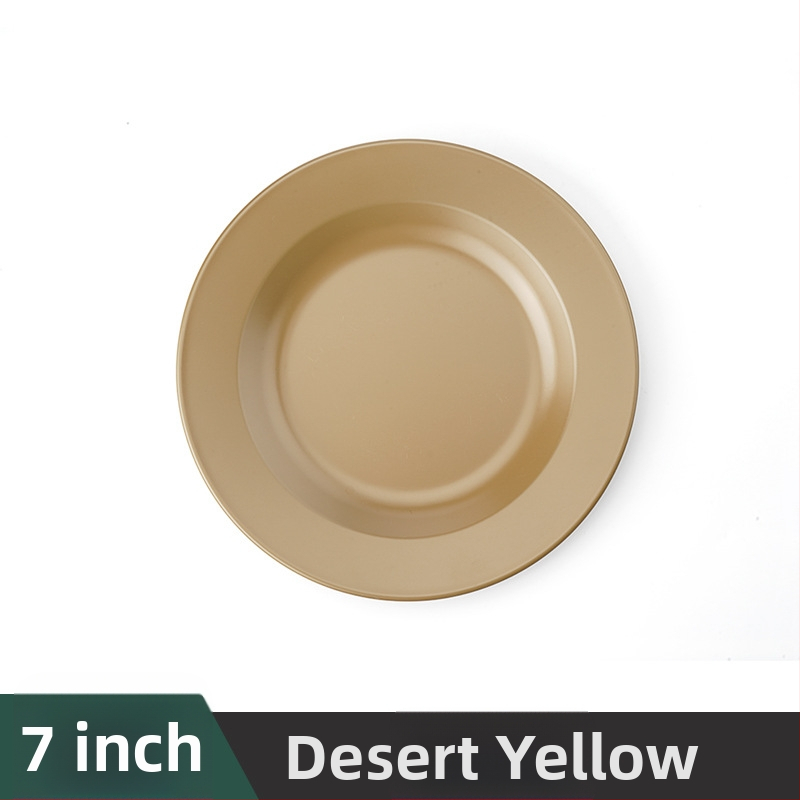 Kempingový servis na jedlo, 304 nerezová oceľ s nepriľnavým povrchom, prenášateľný, 240 g, pre 1-2 osoby, s logom