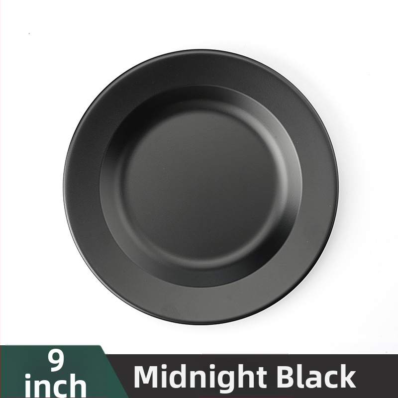 Kempingový servis na jedlo, 304 nerezová oceľ s nepriľnavým povrchom, prenášateľný, 240 g, pre 1-2 osoby, s logom