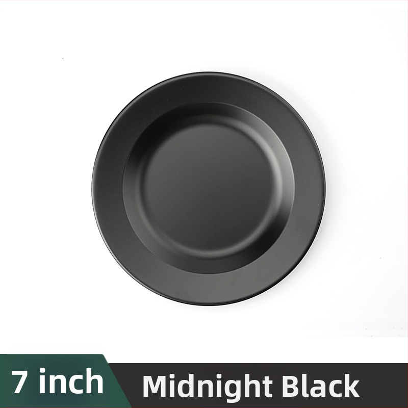 Kempingový servis na jedlo, 304 nerezová oceľ s nepriľnavým povrchom, prenášateľný, 240 g, pre 1-2 osoby, s logom