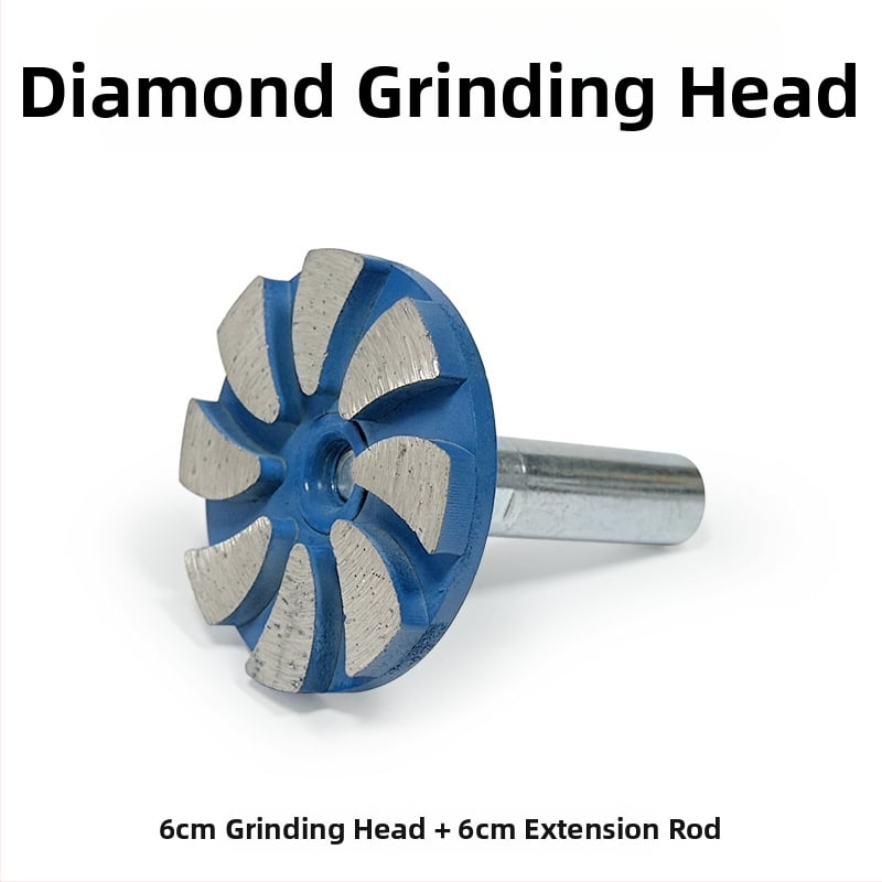Zhengyihui Διαμαντική ράβδος λείανσης για γωνιακό τροχό – πέτρα, σκυρόδεμα και τσιμέντο, εξάρτημα με διαμαντόκεφαλή και δίσκο, 12000 rpm, γυάλισμα