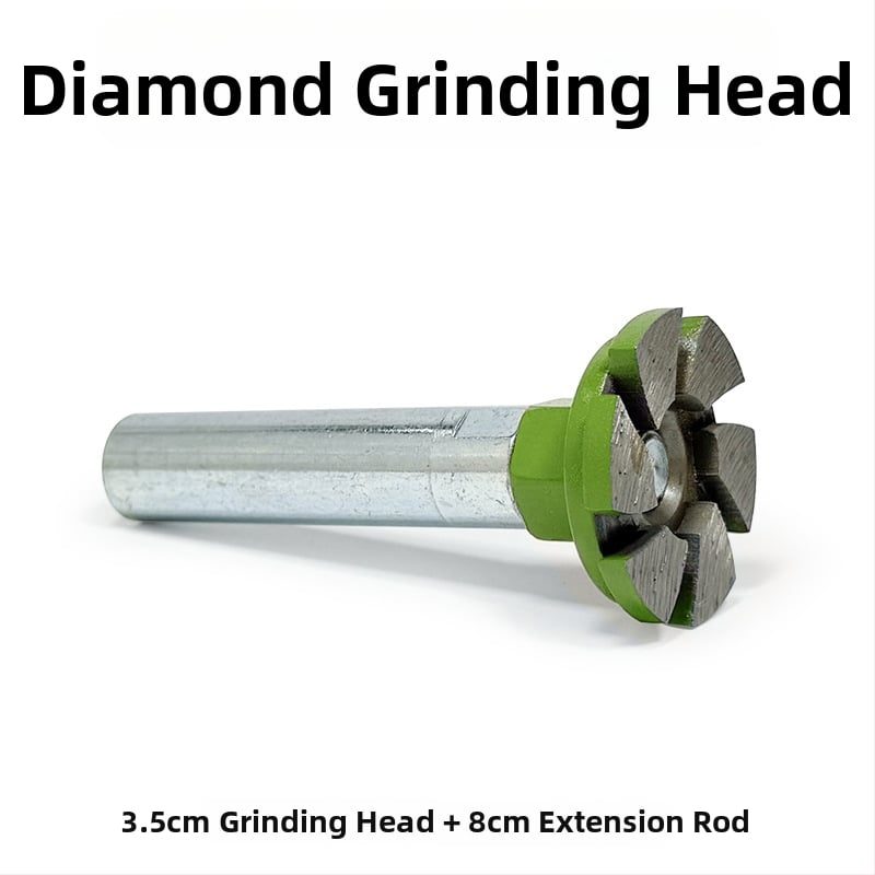 Zhengyihui Διαμαντική ράβδος λείανσης για γωνιακό τροχό – πέτρα, σκυρόδεμα και τσιμέντο, εξάρτημα με διαμαντόκεφαλή και δίσκο, 12000 rpm, γυάλισμα