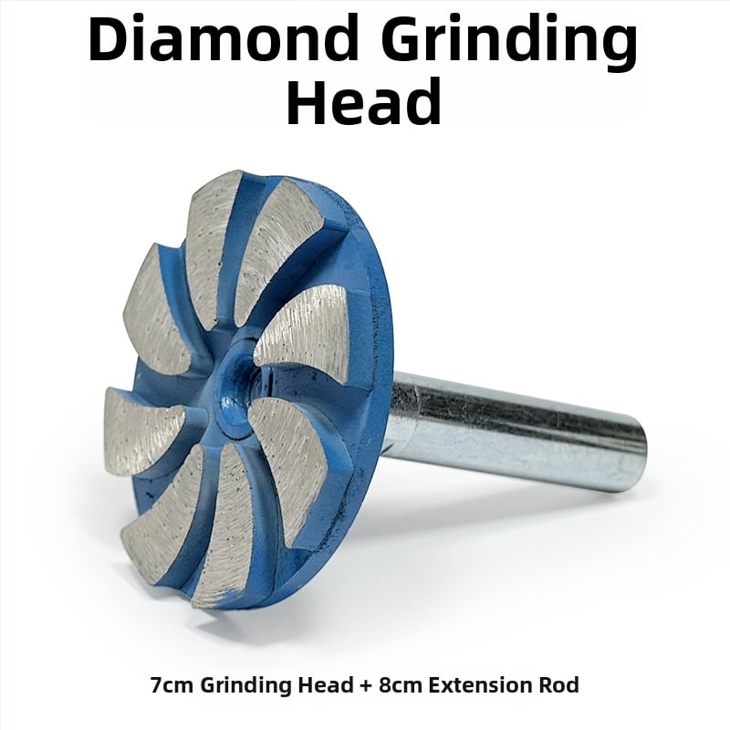 Zhengyihui Διαμαντική ράβδος λείανσης για γωνιακό τροχό – πέτρα, σκυρόδεμα και τσιμέντο, εξάρτημα με διαμαντόκεφαλή και δίσκο, 12000 rpm, γυάλισμα
