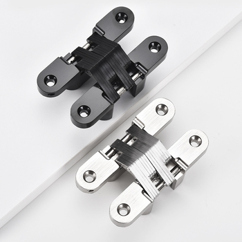 Križno skrivena šarka vrata (cinkova zlitina; nehrđajući čelik; elektroplatiranje; moderan minimalistički stil)