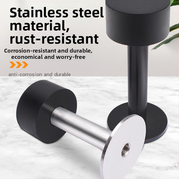 Горен противоударен стопер за врати - неръждаема стомана, модел 2024.512.50g, Jin Aoding, модерен минималистичен стил, за врати на заведения за бързо хранене