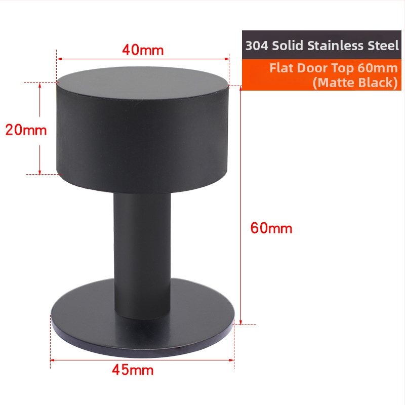 Горен противоударен стопер за врати - неръждаема стомана, модел 2024.512.50g, Jin Aoding, модерен минималистичен стил, за врати на заведения за бързо хранене