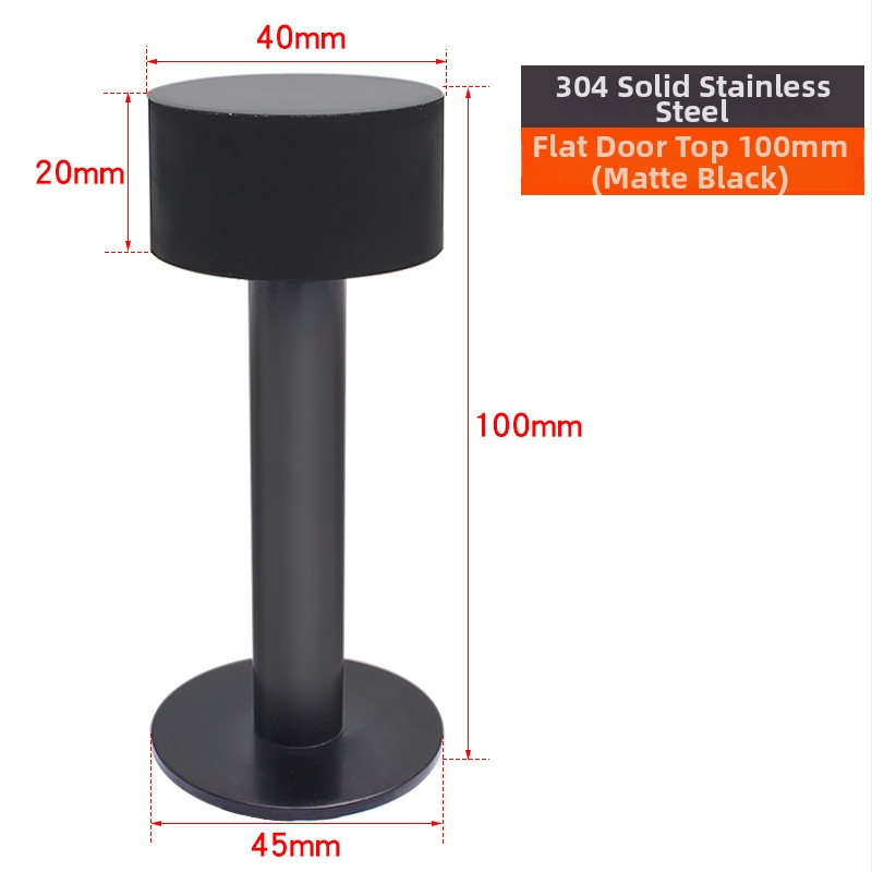 Горен противоударен стопер за врати - неръждаема стомана, модел 2024.512.50g, Jin Aoding, модерен минималистичен стил, за врати на заведения за бързо хранене