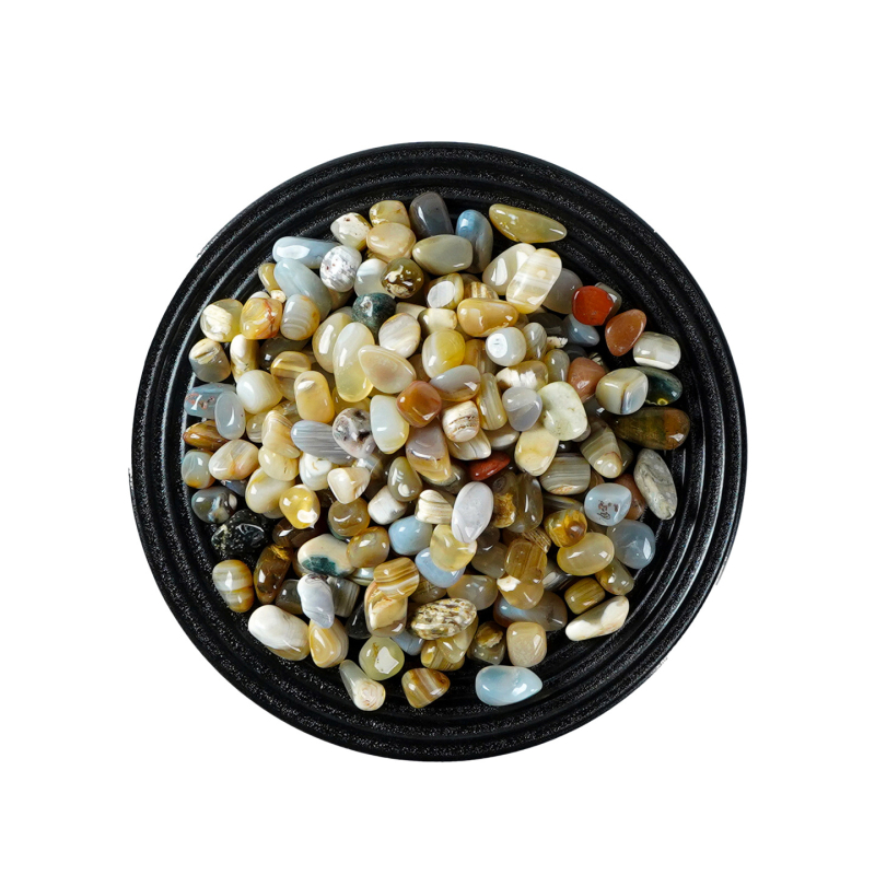 Ametisztkristály durva kő diffúzorhoz — demagnetizált, polírozott felület, modern minimalista stílus, PP zacskóban csomagolva