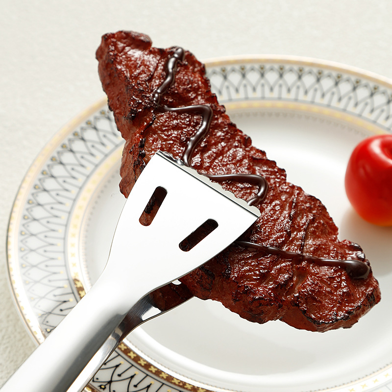 Set alata za roštilj od nehrđajućeg čelika: nož, klip, vilica i lopatica