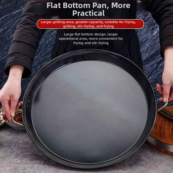 Wok od 316 nehrđajućeg čelika, ne-prijanjajući, jednostrano dno, poklopac od nehrđajućeg čelika sa staklom, universalna kompatibilnost ploča