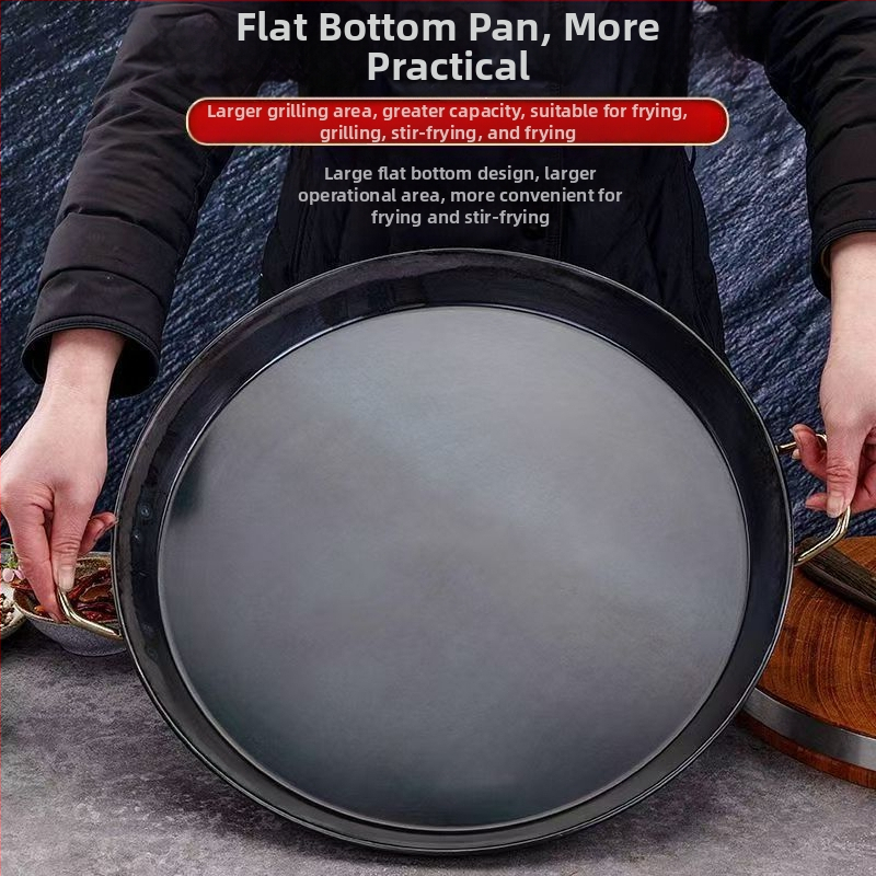 Wok od 316 nehrđajućeg čelika, ne-prijanjajući, jednostrano dno, poklopac od nehrđajućeg čelika sa staklom, universalna kompatibilnost ploča