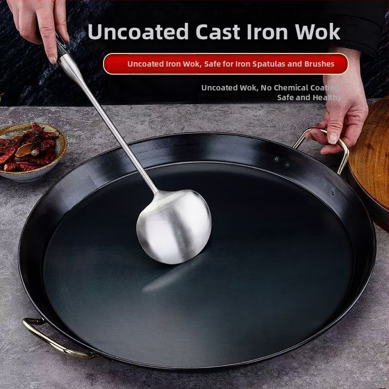 Wok od 316 nehrđajućeg čelika, ne-prijanjajući, jednostrano dno, poklopac od nehrđajućeg čelika sa staklom, universalna kompatibilnost ploča