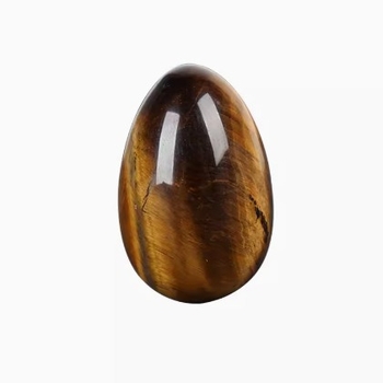 Φυσικός κρύσταλλος σε σχήμα αυγού — λίθος παλάμης διακοσμητικό, λεία επιφάνεια, μάρκα Ting Hong Jing Shi
