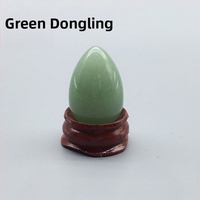 Φυσικός κρύσταλλος σε σχήμα αυγού — λίθος παλάμης διακοσμητικό, λεία επιφάνεια, μάρκα Ting Hong Jing Shi