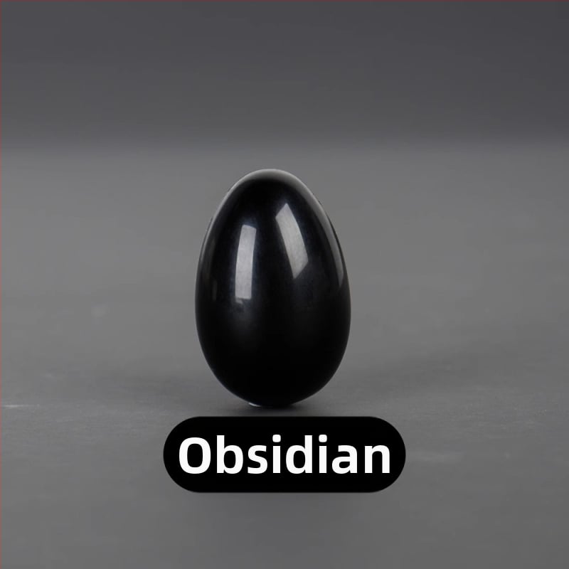 Φυσικός κρύσταλλος σε σχήμα αυγού — λίθος παλάμης διακοσμητικό, λεία επιφάνεια, μάρκα Ting Hong Jing Shi