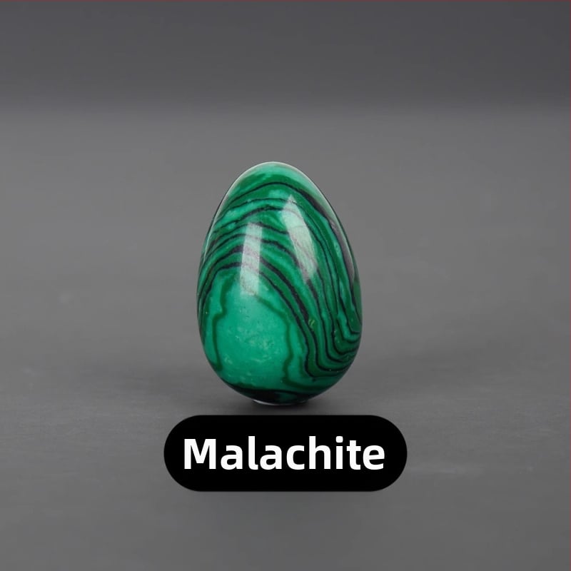 Φυσικός κρύσταλλος σε σχήμα αυγού — λίθος παλάμης διακοσμητικό, λεία επιφάνεια, μάρκα Ting Hong Jing Shi