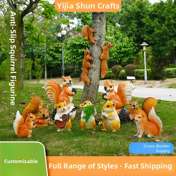 Катерица от смола – висяща градинска украса за външен двор, пасторален стил, Jun Hong